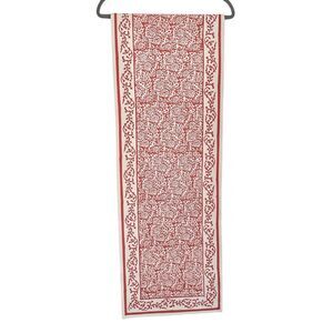 Red and White Decorative Table Runner - Pomegranate brand